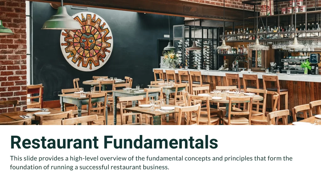 Restaurant fundamentals